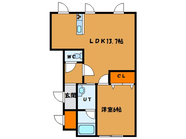 リバーサイドの物件間取画像